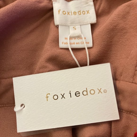 Foxiedox Red Pleated Lace Sleeveless Fit Flare Dress Size Small - Picture 6 of 10